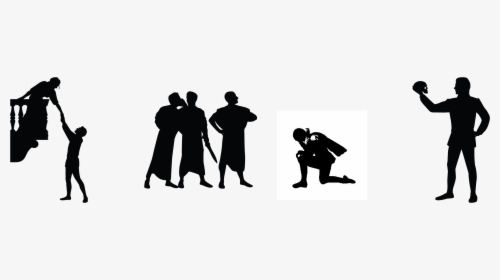 Transparent Shakespeare Png - Romeo And Juliet Silhouette, Png Download, Free Download