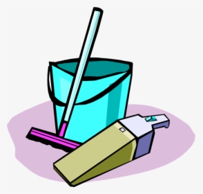 Transparent Janitor Clipart - Cleaning Supplies Clip Art, HD Png Download, Free Download