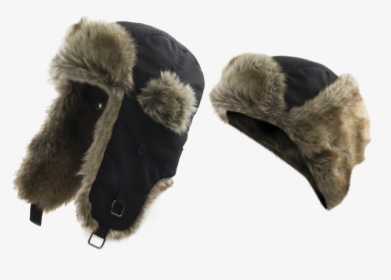 Winter Hat With Fur Trim - Fur Clothing, HD Png Download, Free Download