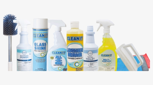 Cleanit Cleaning Supplies - Plastic Bottle, HD Png Download, Free Download
