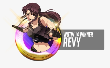 Medal Wotw14 L - Brown Hair Anime Badass Girl, HD Png Download, Free Download
