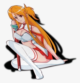 Asuna W Sword Waifu Sticker, HD Png Download, Free Download