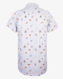 Bb-8 Hand Drawn Woven Button Up - Bb8 Button Up Shirt, HD Png Download, Free Download