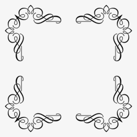 Flourishes Clipart Small - Transparent Fancy Clipart, HD Png Download, Free Download