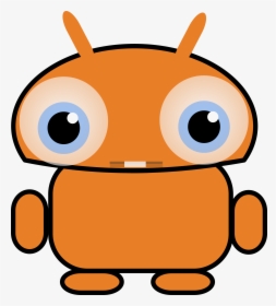 Artwork,whiskers,snout - Cute Orange Robot Clipart, HD Png Download, Free Download