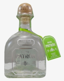 Patron Silver Tequila - Glass Bottle, HD Png Download, Free Download