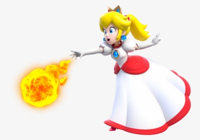 Princess Peach Fire Flower, HD Png Download, Free Download