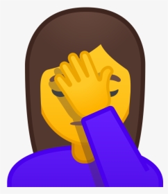 Woman Facepalming Icon - Slap In Face Emoji, HD Png Download, Free Download