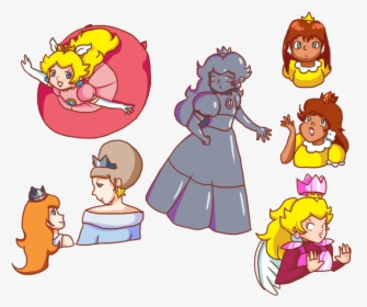 Super Princess Peach Dump - Cartoon, HD Png Download, Free Download