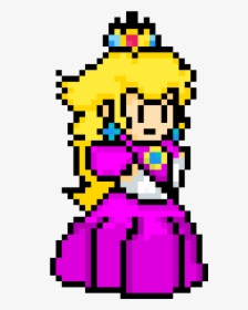Princess Mario 8 Bit Clipart , Png Download - Princess Peach 8 Bit, Transparent Png, Free Download