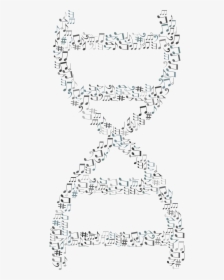 Musical Dna Grayscale Clip Arts - Transparent Background Dna Clipart Free, HD Png Download, Free Download