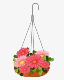 Hanging Flower Pots Clipart, HD Png Download, Free Download
