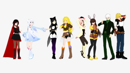 Rwby Anime Characters, HD Png Download, Free Download