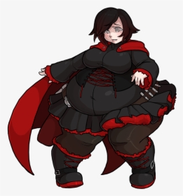 Blake Belladonna Female Adipose Tissue Rooster Teeth - Rwby Ruby Weight Gain, HD Png Download, Free Download
