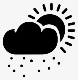 Cloud Rain With Shiny Sun - Heart, HD Png Download, Free Download