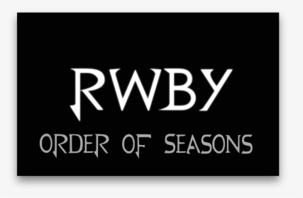Order Of Seasons - Poster, HD Png Download, Free Download