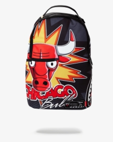 Chicago Bulls Sprayground Backpack, HD Png Download, Free Download
