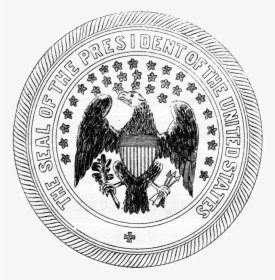 Us Presidential Seal 1850 - Abraham Lincoln's Presidential Seal, HD Png Download, Free Download