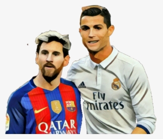 ##lionelmessi #cristiano Ronaldo #png - Messi And Ronaldo Wallpaper 2017, Transparent Png, Free Download