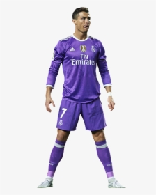 Transparent Purple Shirt Clipart - Madrid C Ronaldo 2018, HD Png Download, Free Download