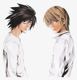 Top Anime Guy Hair - Death Note Light Png, Transparent Png, Free Download
