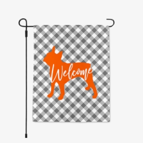 Gingham French Bulldog Garden Flag" title="gingham - Beater Board With Fins, HD Png Download, Free Download