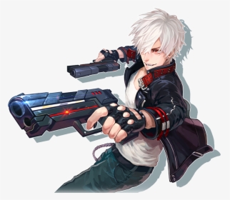 Male Anime With Guns, HD Png Download, Free Download