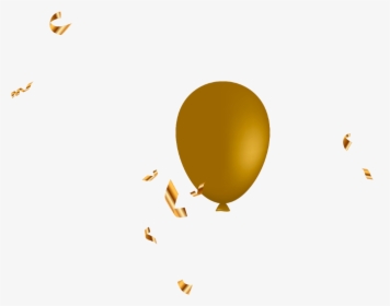 #ribbons #ribbon #gold #balloons #balloon - Graphic Design, HD Png Download, Free Download