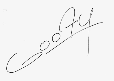 Donald Duck Signature Png, Transparent Png - Goofy Mickey Mouse Transparent Autograph, Png Download, Free Download
