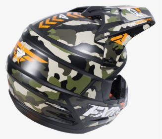 Fxr Torque Squadron Army Urban Camo/orange Back"   - Motorcycle Helmet, HD Png Download, Free Download