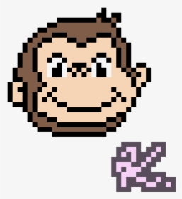 Curious George Pixel Art, HD Png Download, Free Download