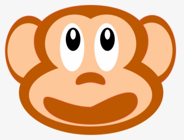 Monkey Snout Animal Curious George Face - Clip Art, HD Png Download, Free Download