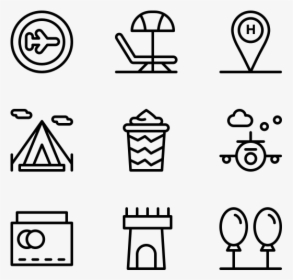 Vacations - Hand Drawn Social Media Icons Png, Transparent Png, Free Download