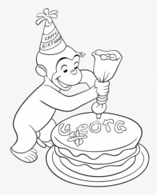 Curious George Black And White, HD Png Download, Free Download
