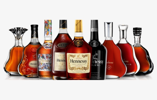 Types Of Hennessy Bottles - Different Types Of Hennessy, HD Png Download, Free Download