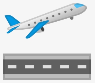 Airplane Departure Icon - Plane Taking Off Emoji, HD Png Download - kindpng