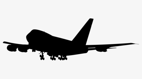 Air Photography - Silhouette Airplane Png, Transparent Png, Free Download