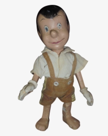 Vintage Disney Pinocchio Composition Doll In Poor Condition - Child, HD Png Download, Free Download