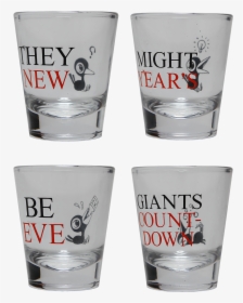 New Year"s Countdown Shot Glass Set - Pint Glass, HD Png Download, Free Download