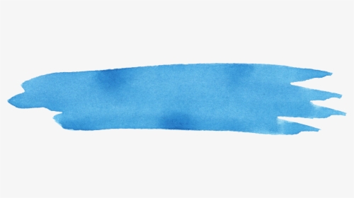 Blue Watercolor Brush Stroke Png, Transparent Png, Free Download