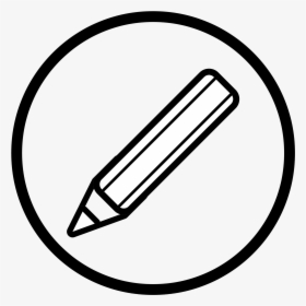 Pencil Icon Black Png , Png Download - Pencil Icon Black White, Transparent Png, Free Download