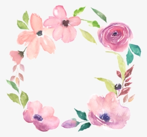 Transparent Watercolor Wreath Png - Transparent Background Hand Drawn Wreath, Png Download, Free Download