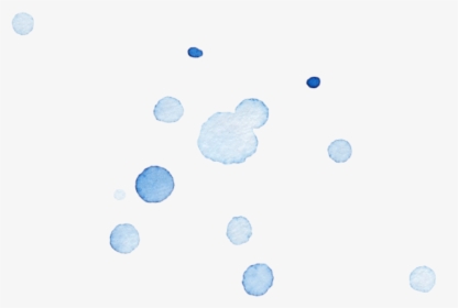 Ftestickers Watercolor Paintdrops Overlay Blue - Circle, HD Png Download, Free Download
