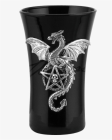 Dragon With Pentagram Shot Glass - Pint Glass, HD Png Download, Free Download