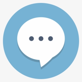 Circle Icons Chat - Chat Icon Flat Png, Transparent Png, Free Download