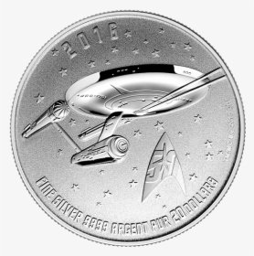 2016 Star Trek Silver Coin, HD Png Download, Free Download