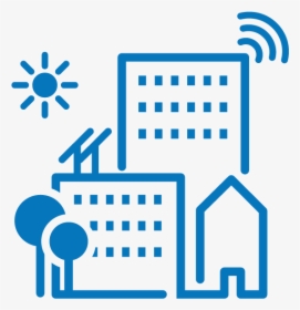 Smart Buildings & Iot - Smart City Icon Png, Transparent Png, Free Download