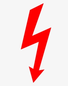 Red Lightning Icon Png, Transparent Png, Free Download