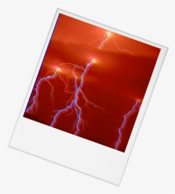 #red #aesthetic #glitch #lightning #tumblr - Red Aesthetic, HD Png Download, Free Download