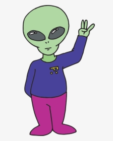 Transparent Child Waving Clipart - Kid Friendly Aliens, HD Png Download, Free Download